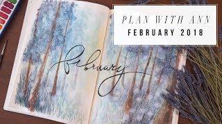 PLAN WITH ANN | FEBRUARY 2018 BULLET JOURNAL IDEAS | ANN LE