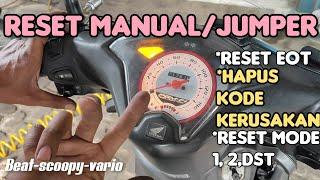 Cara reset injeksi manual tanpa scanner