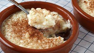 Arroz con leche FÁCIL -  Un postre cremoso y delicioso sin horno