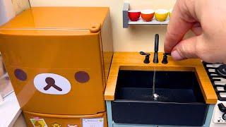 Miniature kitchen set installation ASMR Re-ment collection