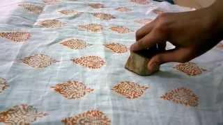 Hand Block Printing Using Wooden Blocks - A Tutorial by DesiCrafts