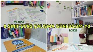 8.SINIF DERS ÇALIŞMA GÜNLÜĞÜM #8  LGS'25