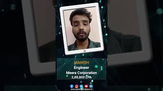 Pentagon Space | Student Feedback | Testimonial Video | Manish | 2.8 LPA