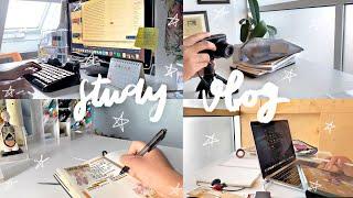 STUDY VLOG: completing assignments, my new camera, & more productive stuff  pt. 1