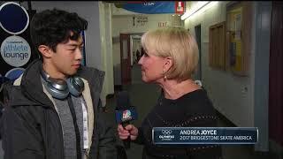 2017 Skate America Chen, Nathan Interview Pre SP OC