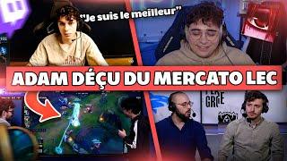 ADAM PERDU FACE AU MERCATO LEC  - Best Of LoL #798 Réactions