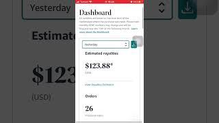 Amazon KDP Earnings, Strategies for Boosting Your Book Earnings (123$) - November 29, 2024 #shorts