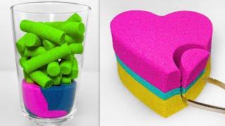 Very Satisfying and Relaxing Compilation 311 Kinetic Sand ASMR