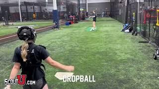 Anna Dornbach softball skills video -- ScoutU