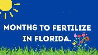 Be Florida friendly, protect our water when you fertilize