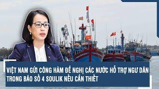 Việt Nam gửi công hàm đề nghị các nước hỗ trợ ngư dân trong bão số 4 Soulik nếu cần thiết | VTs