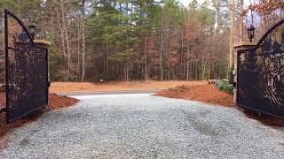 Beautiful custom driveway gates NC