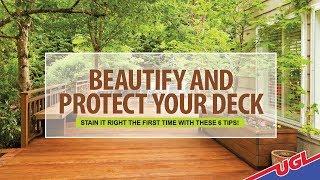 Beautify and Protect your Deck - Stain it Right with These 10 Tips