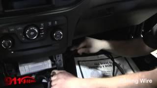 Pulling Wire for a Police Light through a Dodge Charger Police Vehicle