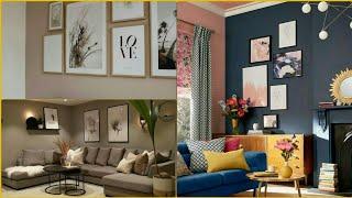 Upgrade your living room with theses unique wall decor designs||Decor obsession