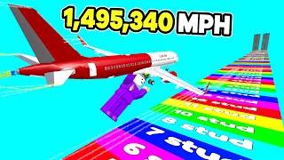 Going 1,495,340 MPH Flight Speed On Roblox