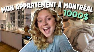 MON APPARTEMENT À 1000$ À MONTRÉAL !!! (enfin)