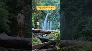 Extreme content sometimes looks like this  #travel #extreme #outdoors #waterfall #bali #action