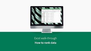 How to rank data