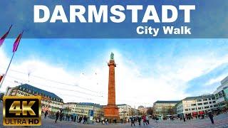 DARMSTADT CITY WALKING TOUR | 4K UHD | ️ |  | GERMANY