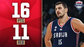 Nikola Jokic Drops DOUBLE-DOUBLE vs USA!  | July 17, 2024