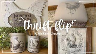 Chicken-Themed Decor Makeover | Trash to Treasure DIY