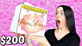 $200 EXCLUSIVE GLITTER SLIMES SLIME REVIEW!! EXCLUSIVE SLIME REVIEW!! Nichole Jacklyne