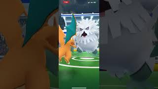 ポケモンGOメガユキノオーソロ伝説メガ進化無しこれでも勝てる無料パスで皆んなも挑戦しては図鑑登録だゼィ