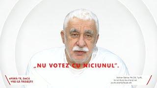 Pe 24 noiembrie, 1 decembrie și 8 decembrie, du-te la vot și pune ștampila pe alb!