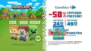 -50% la Plusurile & Accesoriile MINECRAFT | 2 x Balsam Lenor & Friteuza Mandine Pana pe 24 SEPT