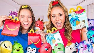ORDERING MCDONALDS HAPPY MEALS UNTIL WE COLLECT ALL THE SQUISHMALLOW TOYS  #mcdonalds #toys #trend