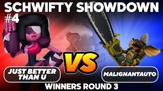 Schwifty Showdown #4 WINNERS ROUND 3 JustBetterThanU (Garnet) vs MalignantAuto (Stripe) MultiVersus