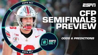 CFP Semifinals odds & predictions  Ohio State vs. Texas & Notre Dame vs. Penn State | ESPN BET Live