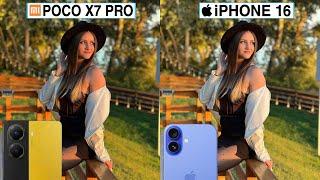 Poco X7 Pro Vs iPhone 16 Camera Test Comparison