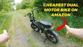 This Insane Dual Motor eBike Is a Bargain | Amyet S8 Affordable Amazon Electric Bike Review