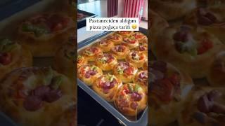 Mini pizza poğaça tarifi  #shorts #yemek #kahvaltı