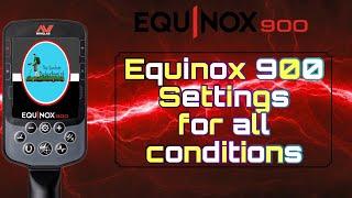 Minelab Equinox 900 settings - Nox 900 setup for all conditions #equinox900 #metaldetecting #equinox