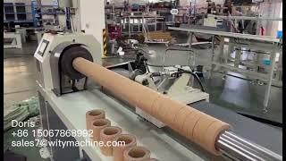 20mm Thick Paper Core Cutting Machine with Single Blade