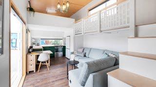 THE MOST BEAUTIFUL POHUTUKAWA SINGLE BRIDGE TINY HOUSE BY TINY HOUSE BUILDERS