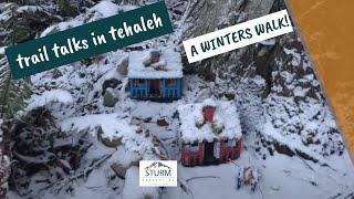 Winter Walk in Tehaleh | Snowy Trails | David and Karen