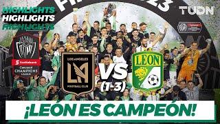 HIGHLIGHTS | LAFC (1)vs(3) León | CONCACHAMPIONS 2023 - Final | TUDN