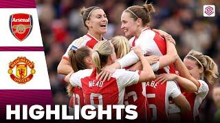 Arsenal vs Manchester United | Highlights | FA Women's Super League 17-02-2024