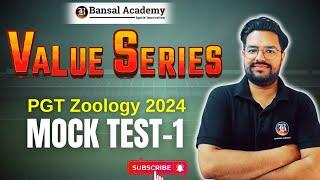 MOCK TEST- 1| PART - 1| PGT Zoology | Teaching Exam - 2024 | Bansal Academy |