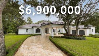 Spectacular $6,900,000 South Florida Estate on almost an Acre in Pinecrest, FL