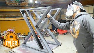 DIY Farmhouse Metal X Design Table Legs | Production ready Metal Table Leg Design | Metal Working