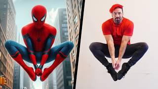 Spider-Man Stunts Challenge In Real Life!