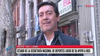 Luzardo cesado de la Secretaría Nacional de Deportes luego de su apoyo a Orsi