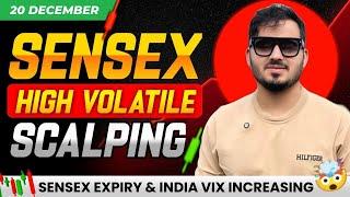 Sensex option buying Scalping || 20 December || Live Intraday Trading