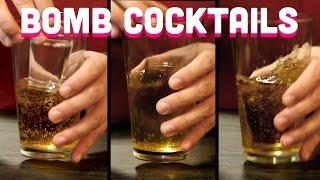 Drinks For New Years Eve Parties - 4 Bomb Shot Drink Recipes