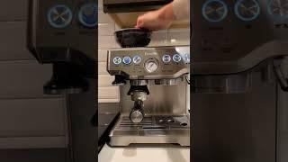 How to use the BREVILLE Espresso Machine #espressomachine #brevillebaristaexpress #brevillebarista